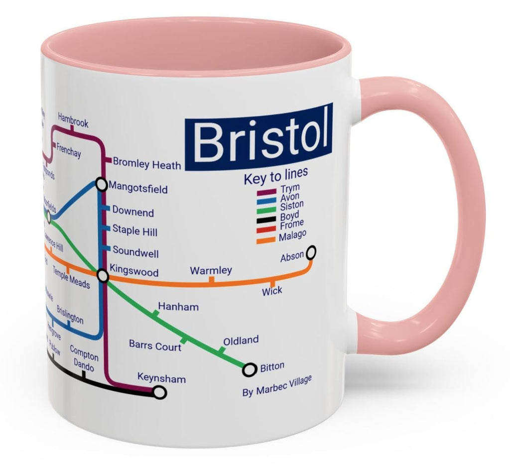 Bristol Metro Mug: Cityscape Coffee Cup - Bristol Gift