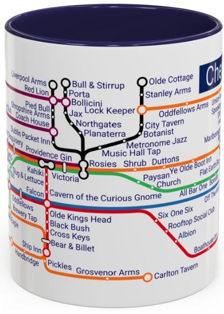 Chester Cheshire Pub Metro Mug