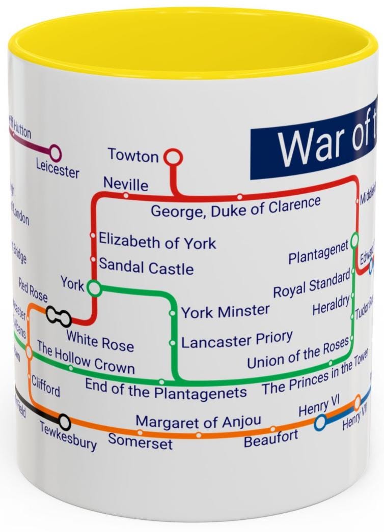 War of the Roses Metro Mug