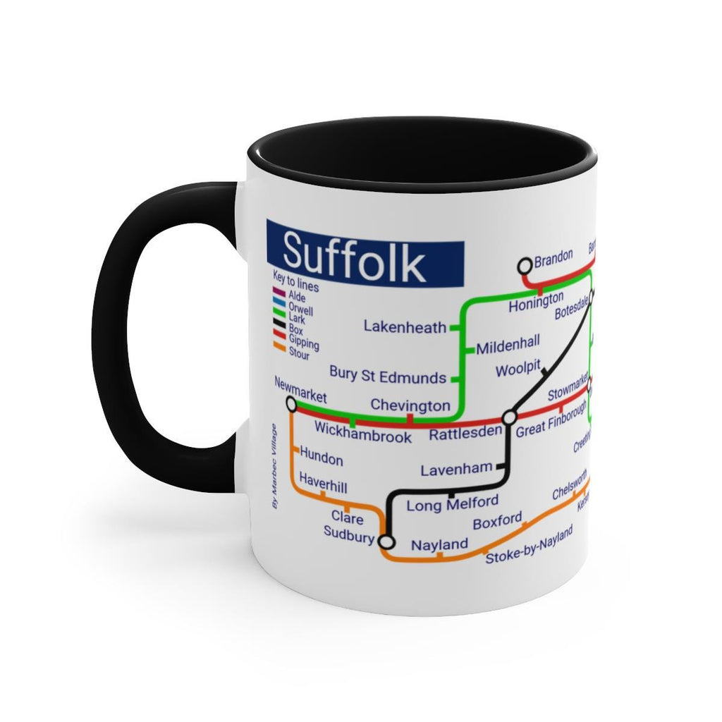 Suffolk Metro Mug: Ipswich, Felixstowe, Lowestoft Souvenir