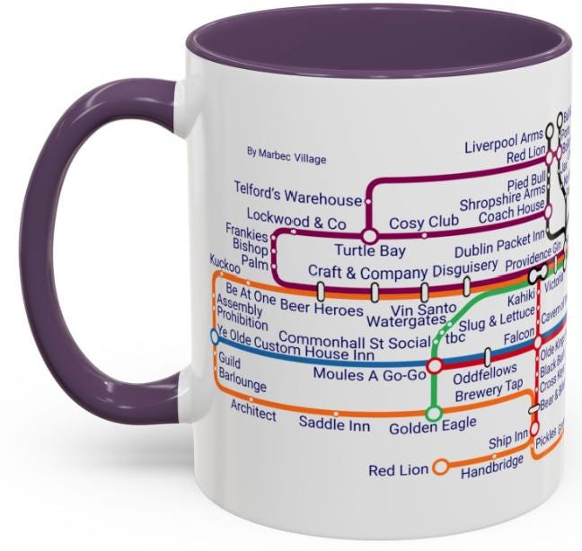 Chester Cheshire Pub Metro Mug