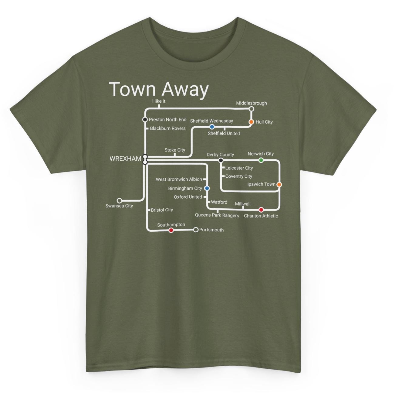 Wrexham Away T-Shirt: 25/26 Season Fan Apparel