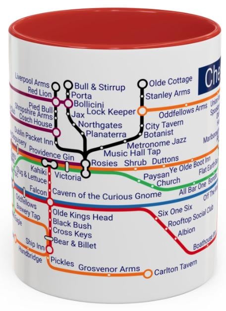 Chester Cheshire Pub Metro Mug