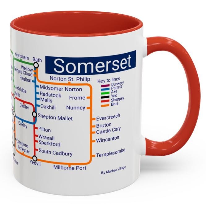 Somerset Metro Mug: 11oz Ceramic Coffee Cup