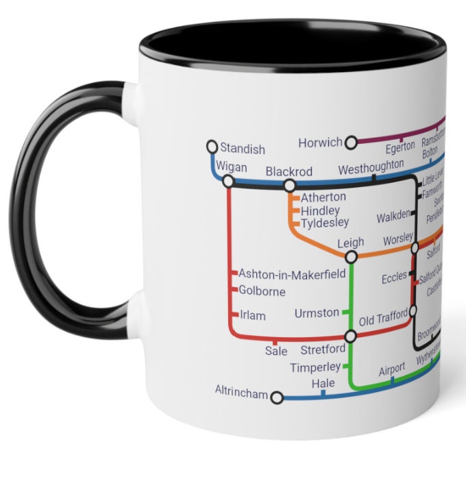 Manchester Metro Mug: Unique Greater Manchester Souvenir
