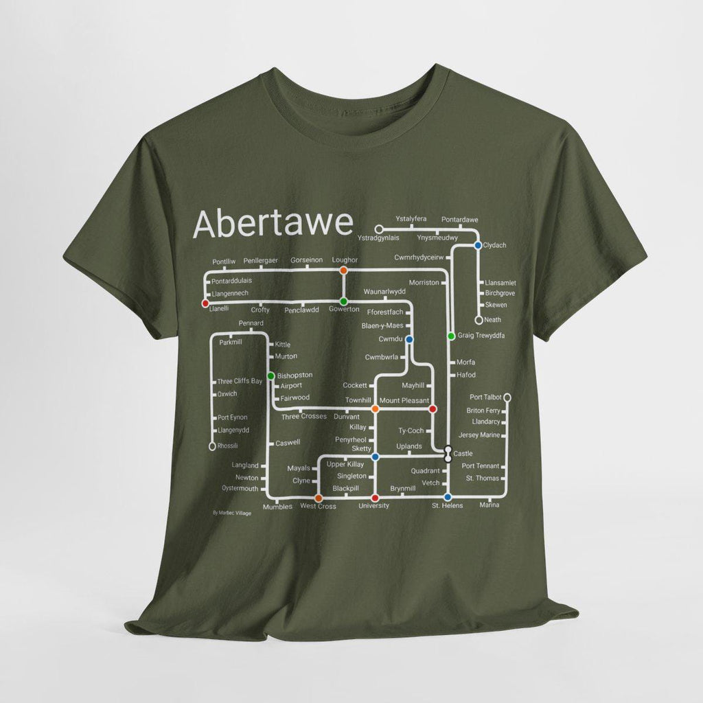 Swansea metro TShirt. Ystradgynlais to Mumbles/  Abertawe