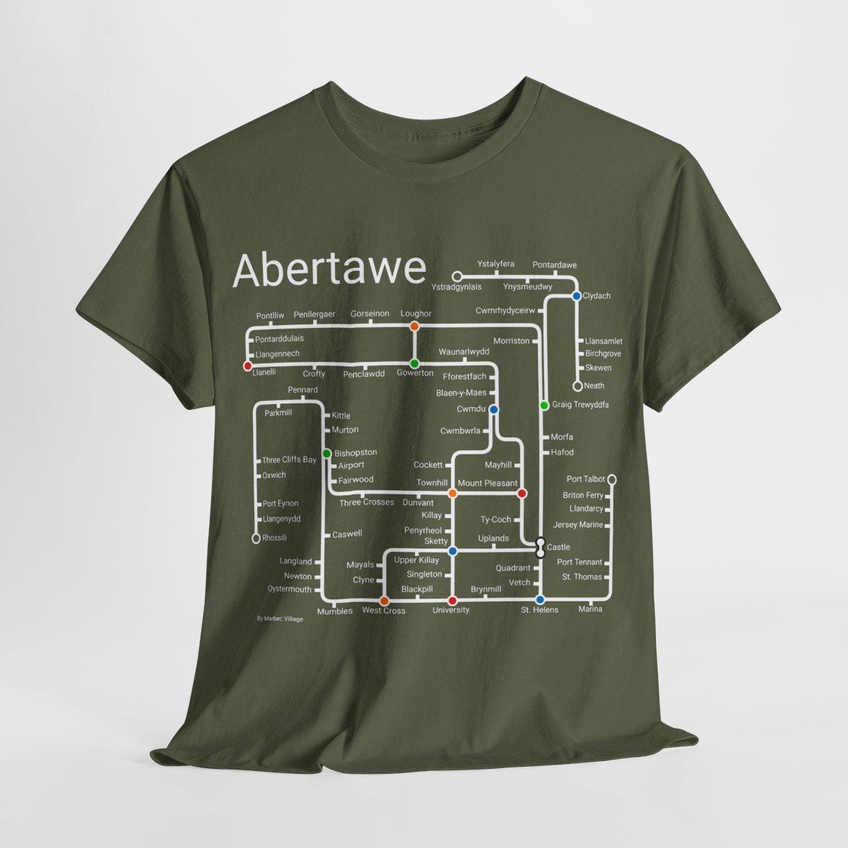 Swansea metro TShirt. Ystradgynlais to Mumbles/  Abertawe