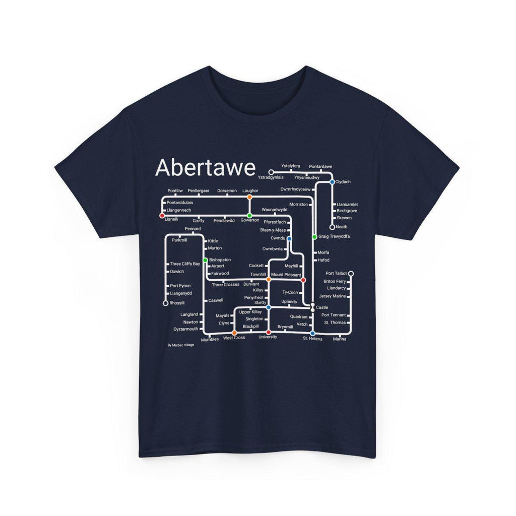 Swansea metro TShirt. Ystradgynlais to Mumbles/  Abertawe