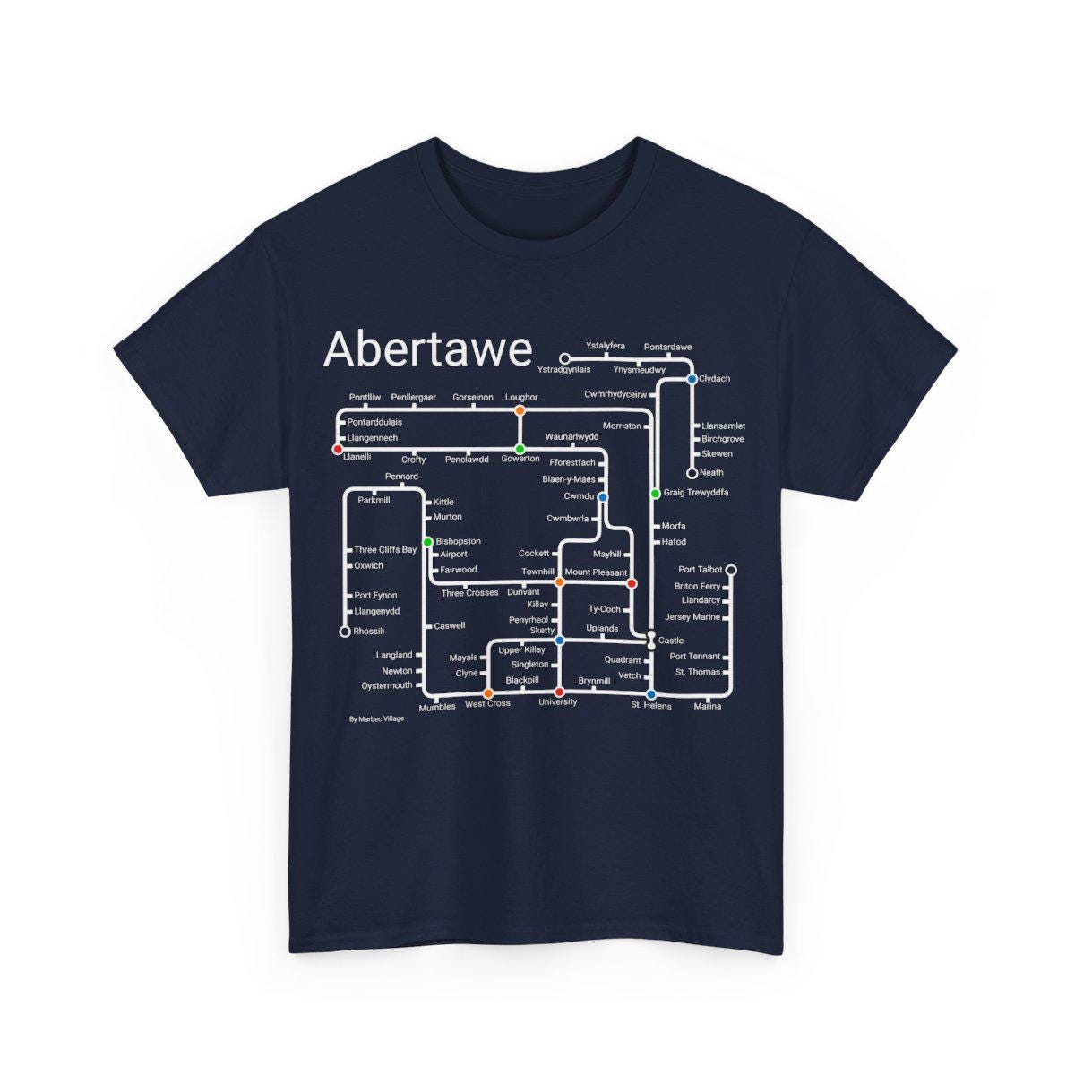 Swansea metro TShirt. Ystradgynlais to Mumbles/  Abertawe