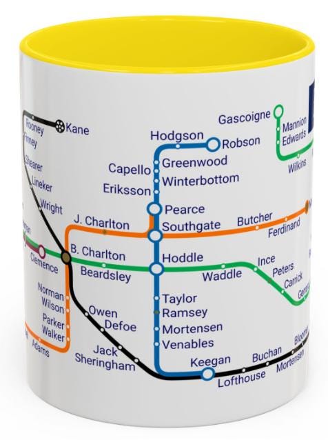England Metro Mug – Legends & Icons Edition