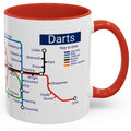 Darts Metro Mug - Hit the Bullseye with Every Sip