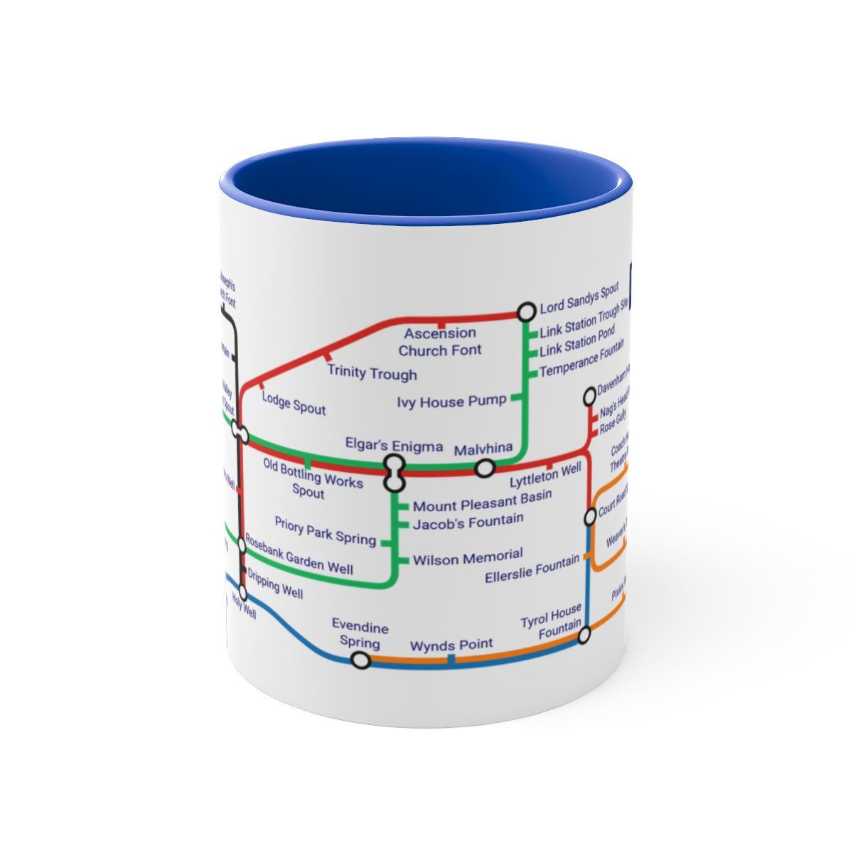 Malvern Springs Metro Mug: Explore the Waters of Worcestershire