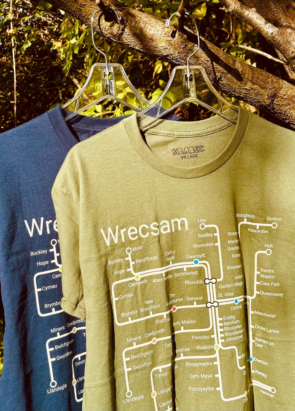 Wrexham metro TShirt. Hammer to Shotton