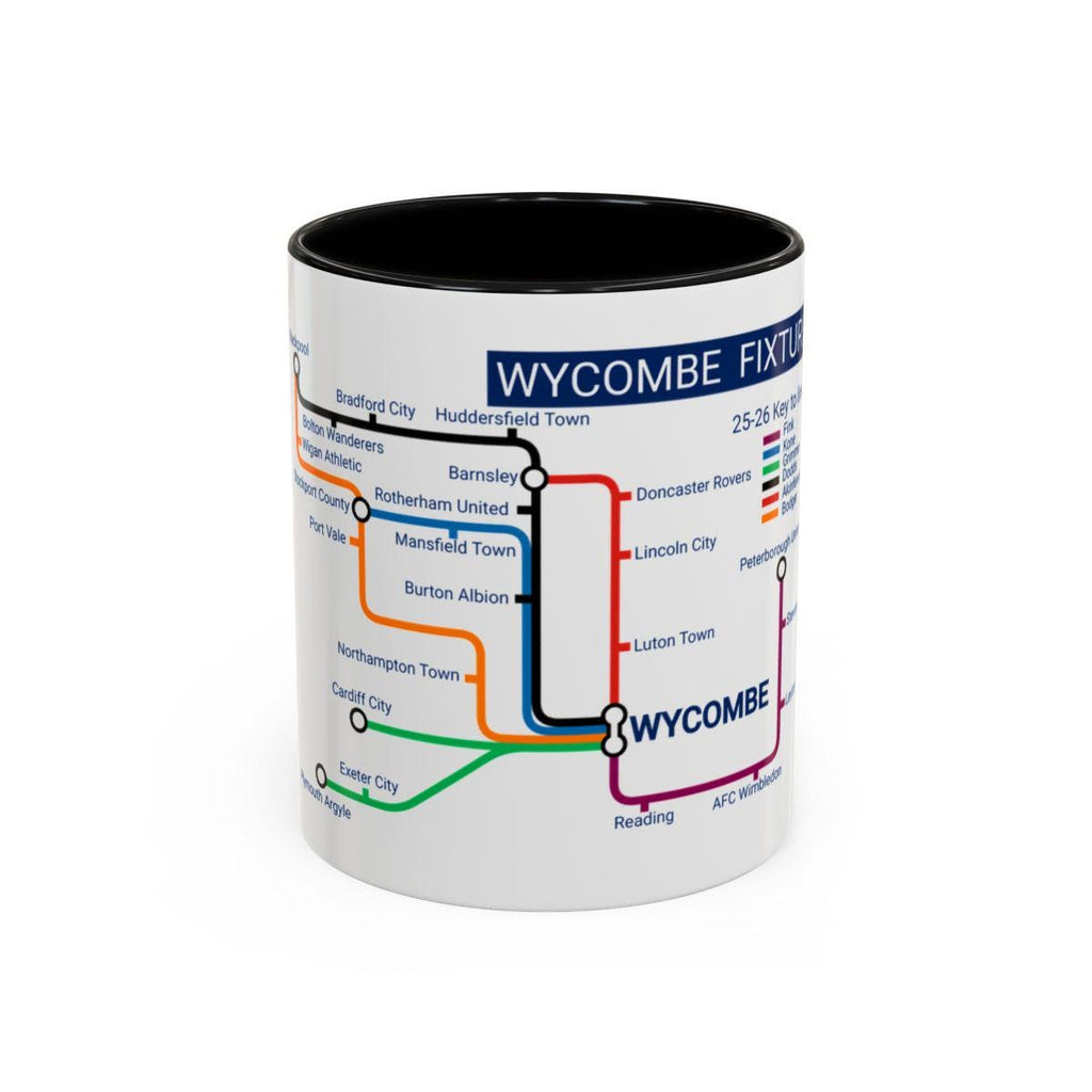 Wycombe Football Mug: 2025/26 Season Fixtures, Unique Fan Gift