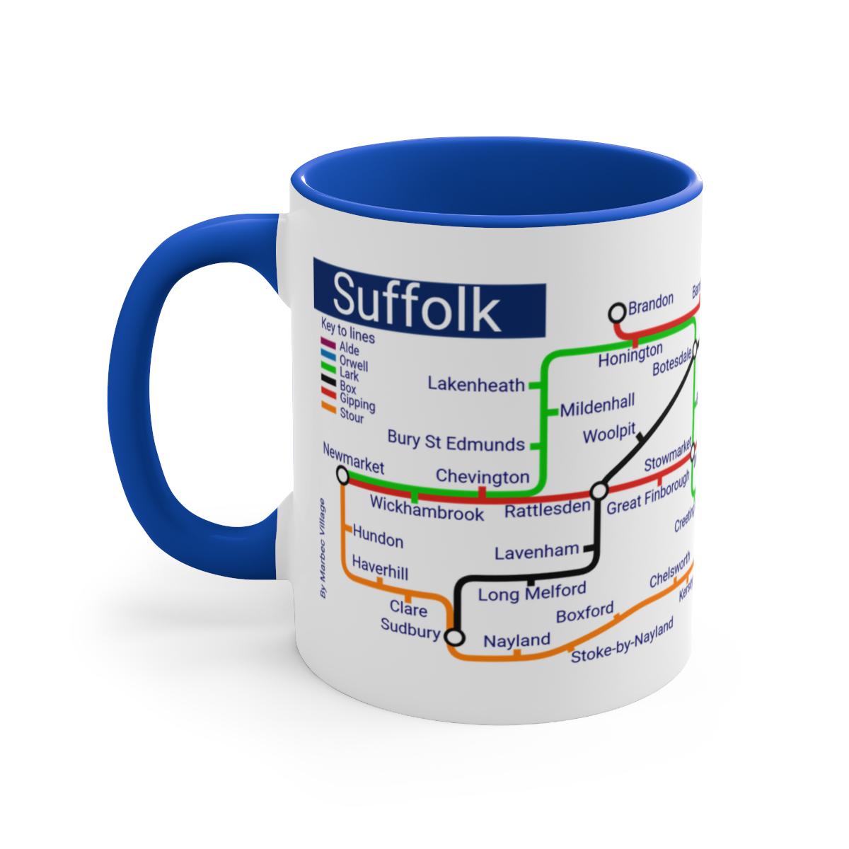 Suffolk Metro Mug: Ipswich, Felixstowe, Lowestoft Souvenir