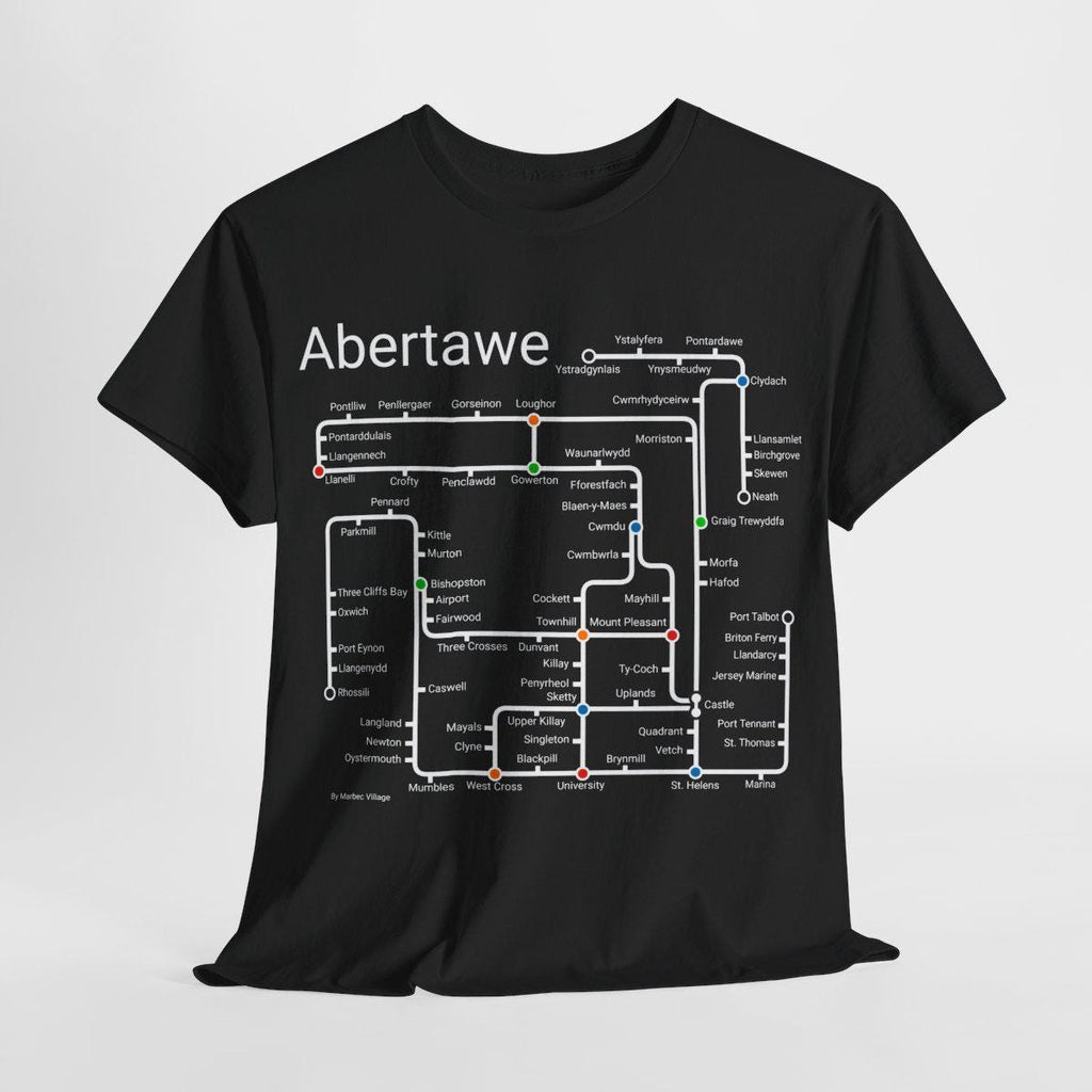Swansea metro TShirt. Ystradgynlais to Mumbles/  Abertawe