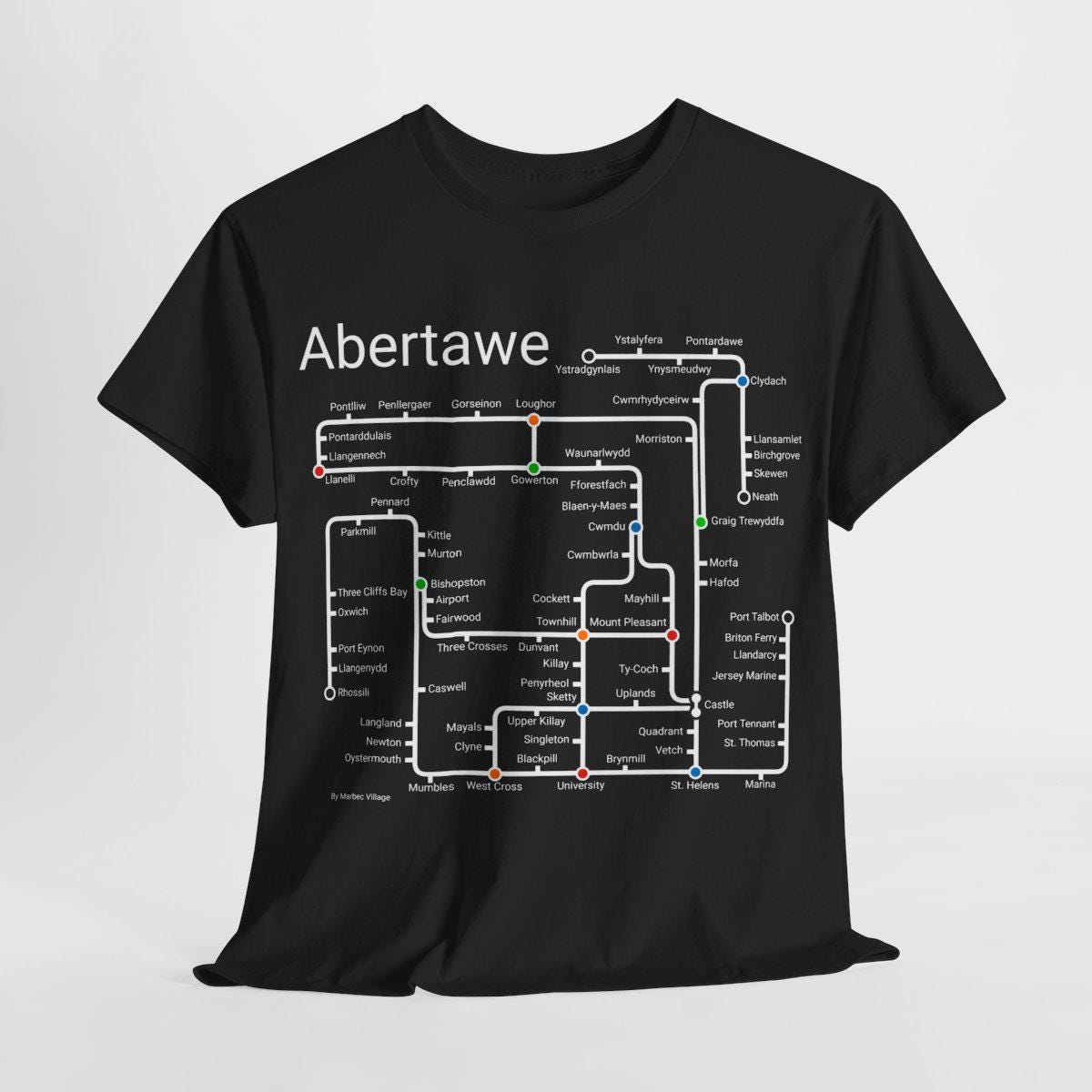 Swansea metro TShirt. Ystradgynlais to Mumbles/  Abertawe