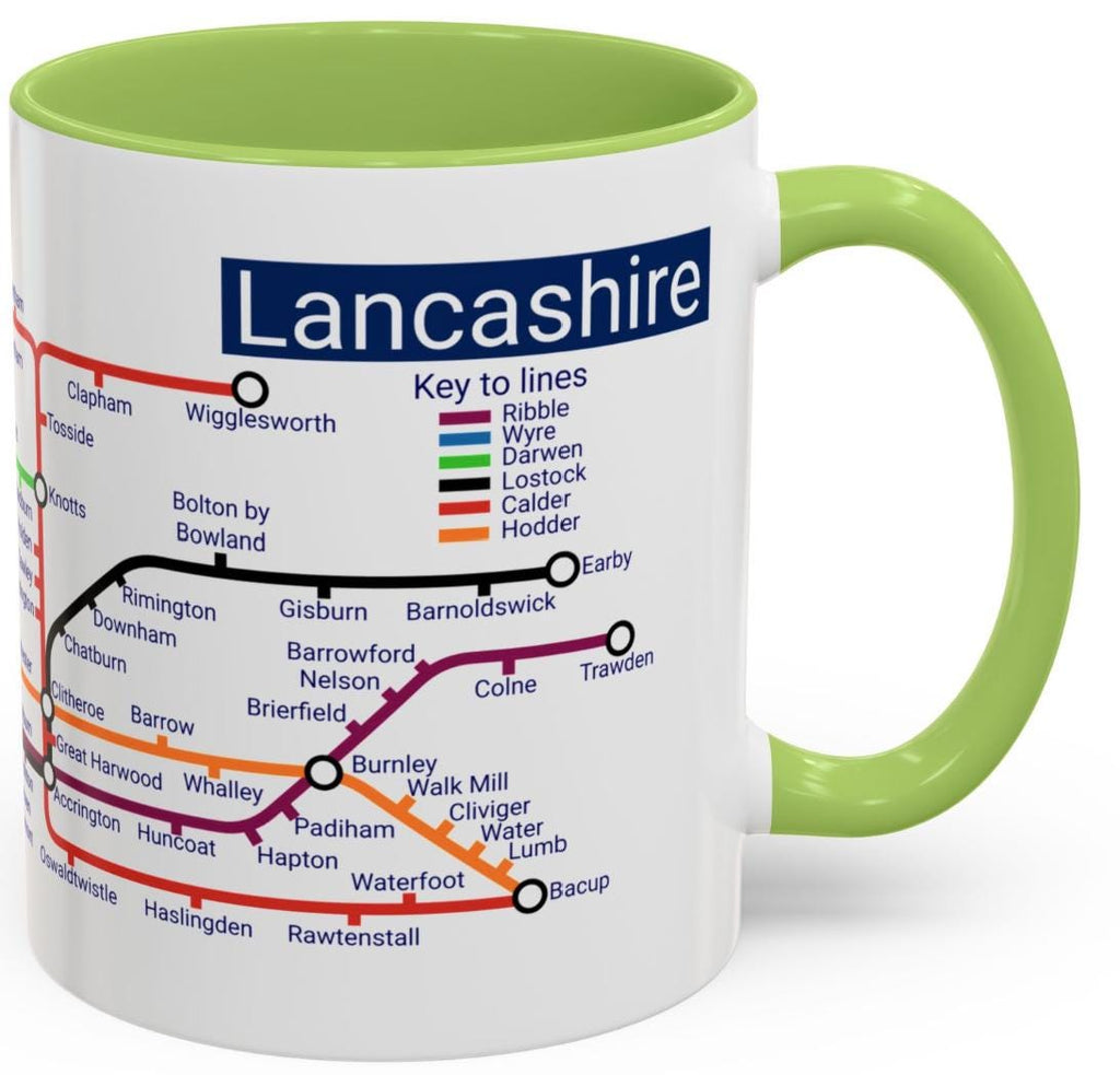 Lancashire Metro Mug: Unique Local Gift - Love Lancs