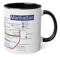 Manhattan Subway Map Mug: NYC Souvenir Gift
