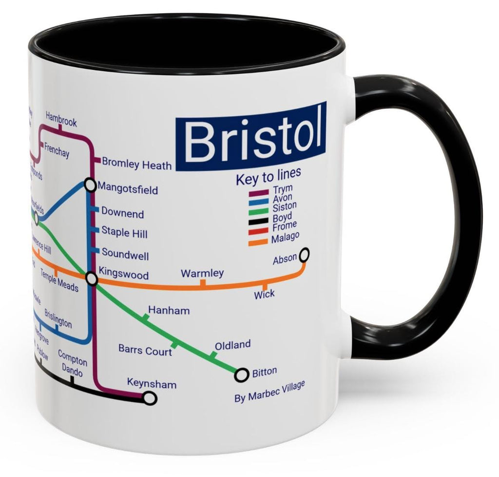 Bristol Metro Mug: Cityscape Coffee Cup - Bristol Gift