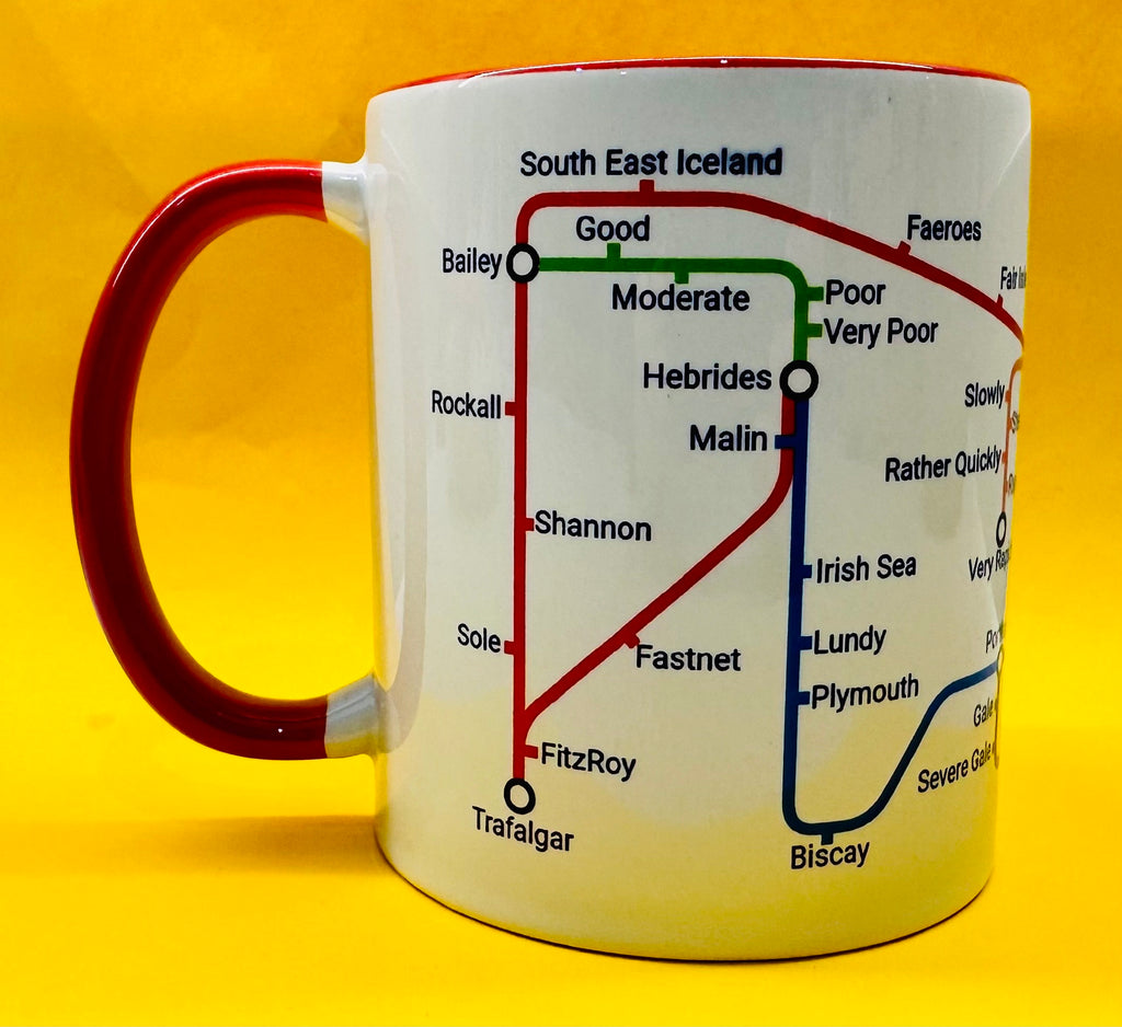 Shipping Forecast Mug: BBC Radio 4 Nautical Gift