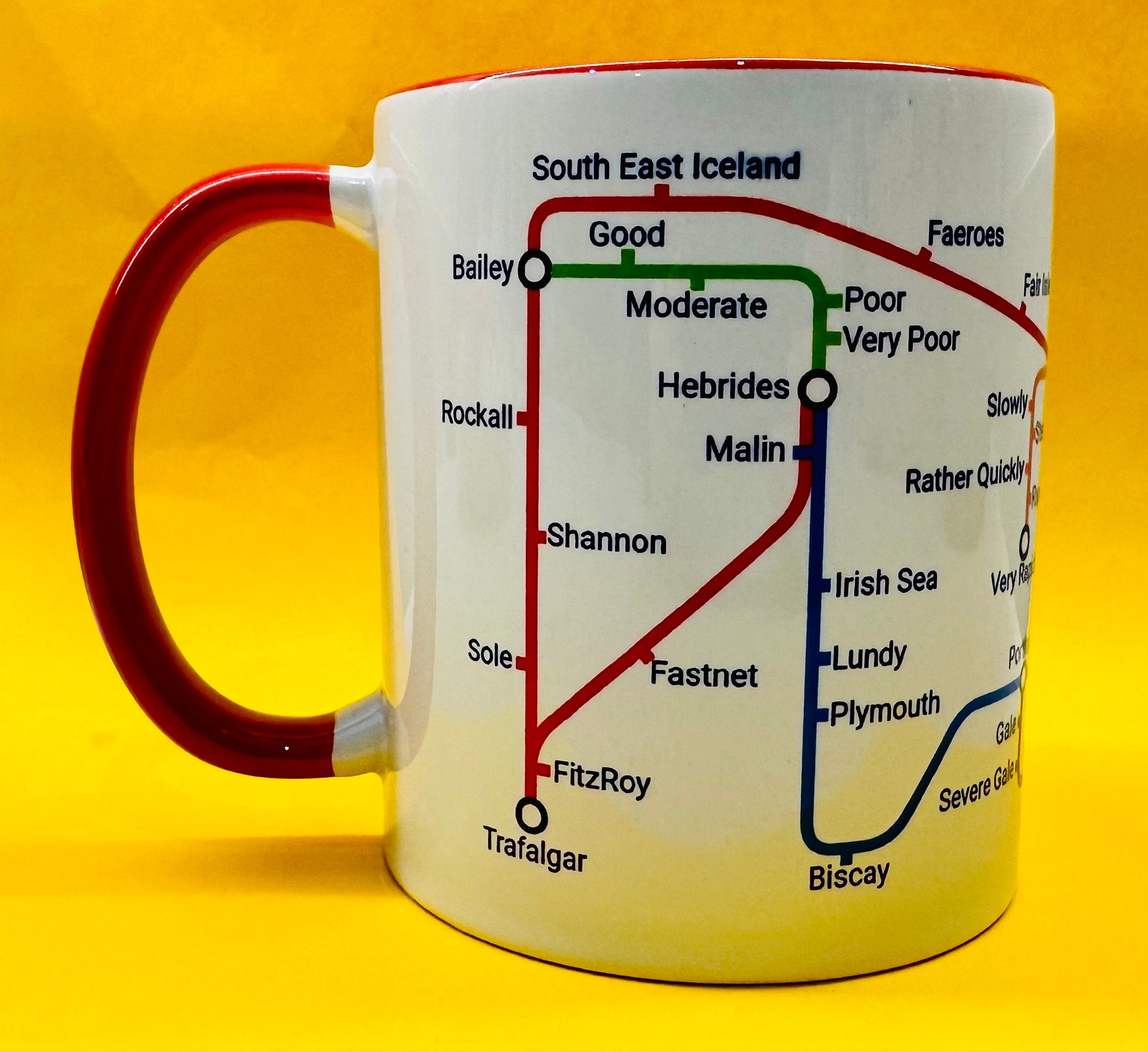 Shipping Forecast Mug: BBC Radio 4 Nautical Gift
