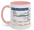 Northumberland Metro Mug: Ceramic Souvenir Gift