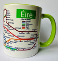 Ireland Metro Map Mug: Unique Irish Gift