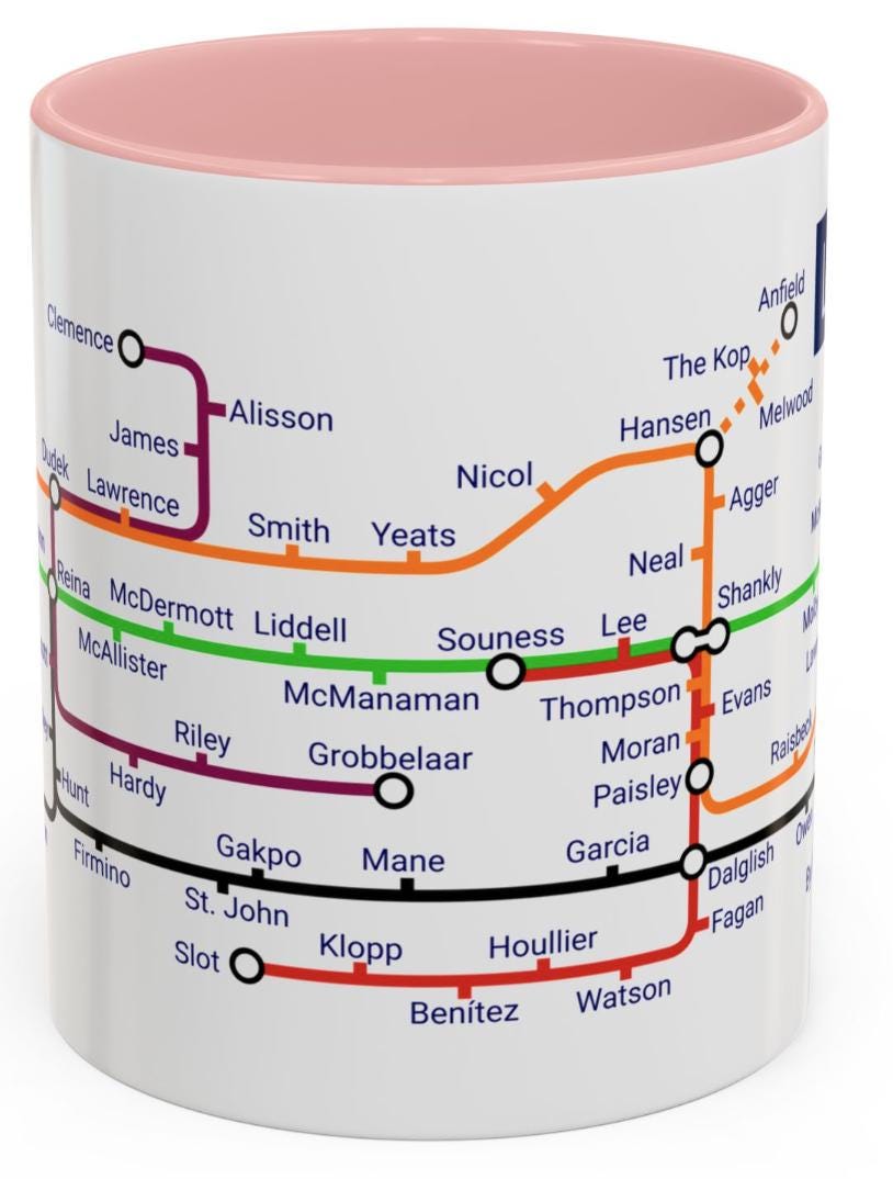 Liverpool Legends Mug: Anfield Football Fan Gift