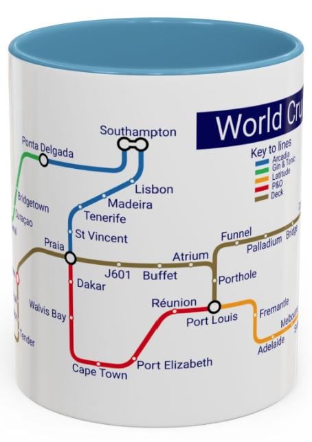 World Cruise 26 - Arcadia -  Metro Design - Limited Edition