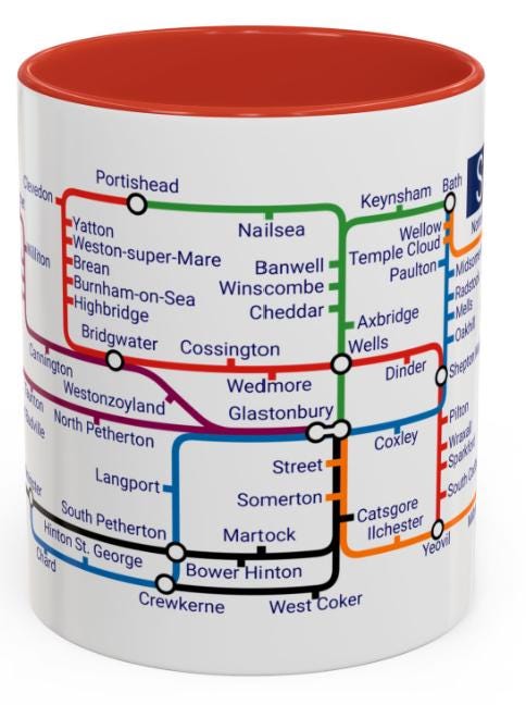 Somerset Metro Mug: 11oz Ceramic Coffee Cup