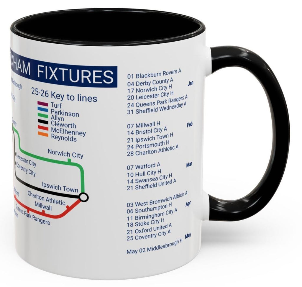 Wrexham football 25/26 - The Championship fixtures!! Featuring all opposition for the next promotion! Wrexham gift.