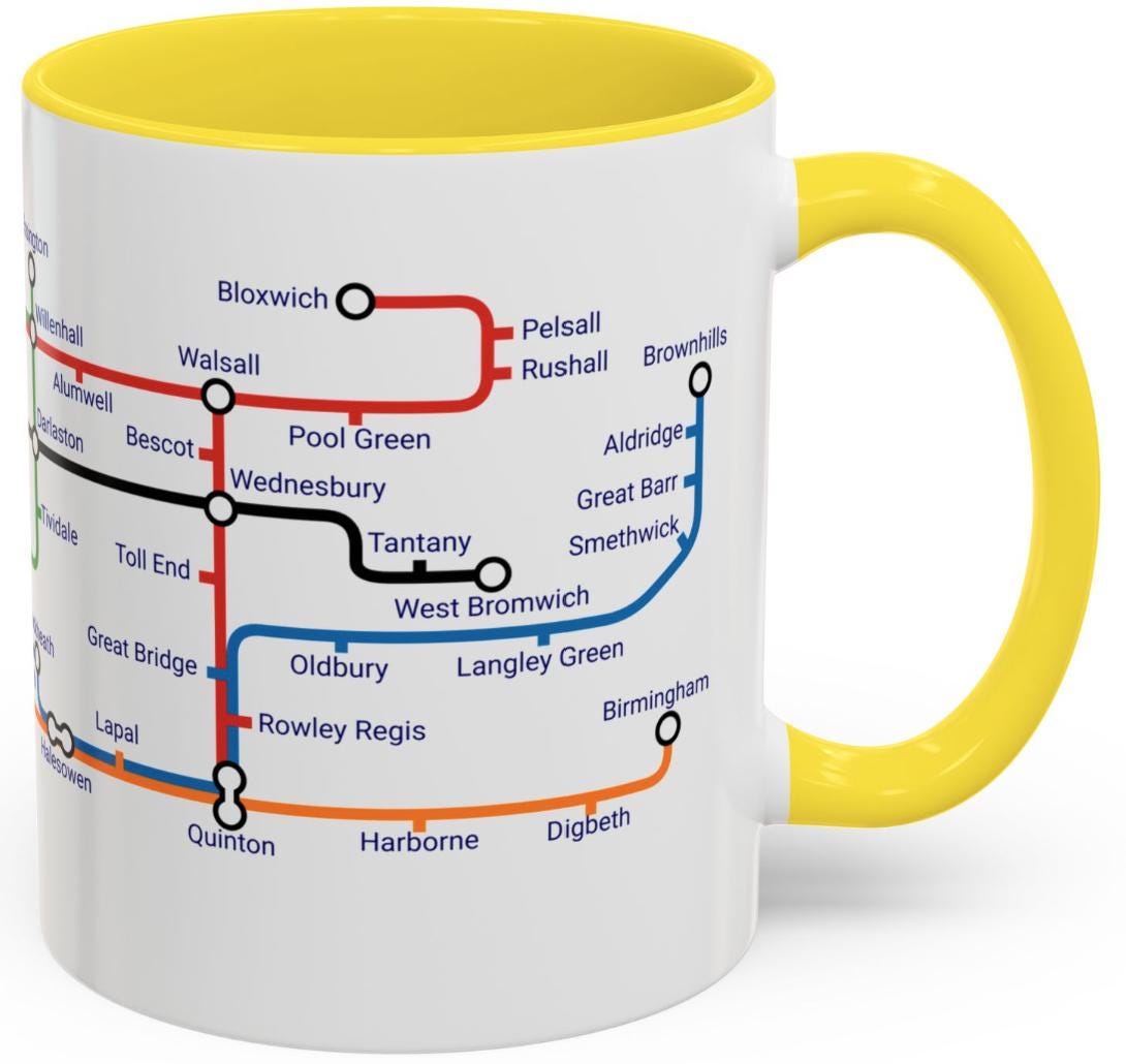 Black Country themed metro mug
