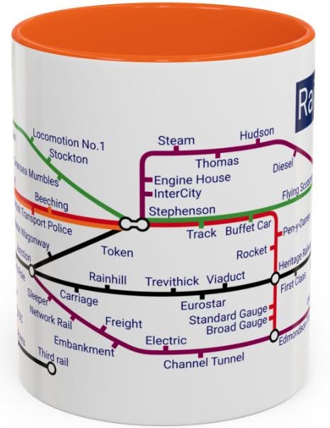 Railway 200 - Celebrate the history of the railway industry with our metro design.