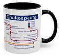 Shakespeare Metro Map Mug: Literary Gift for Book Lovers
