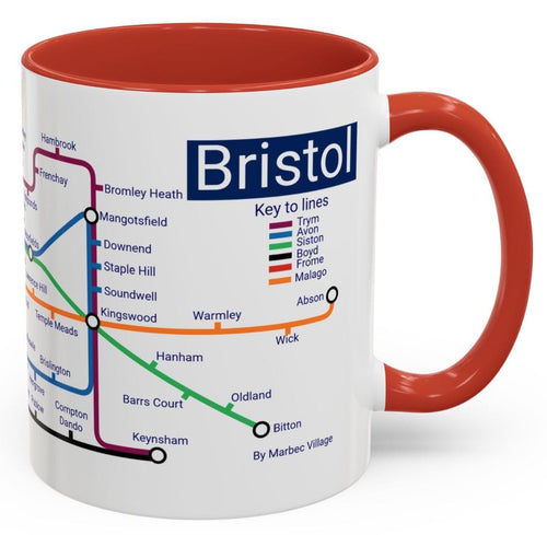 Bristol Metro Mug: Cityscape Coffee Cup - Bristol Gift