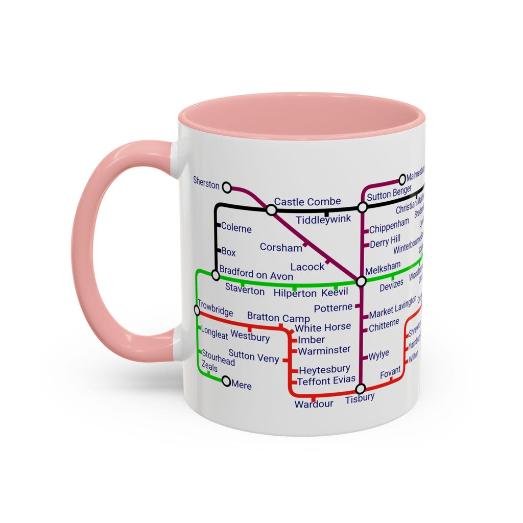 Wiltshire Metro Mug: UK County Landmarks, Travel Gift