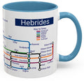 Hebrides Metro Map Mug: Scottish Island Lover Gift