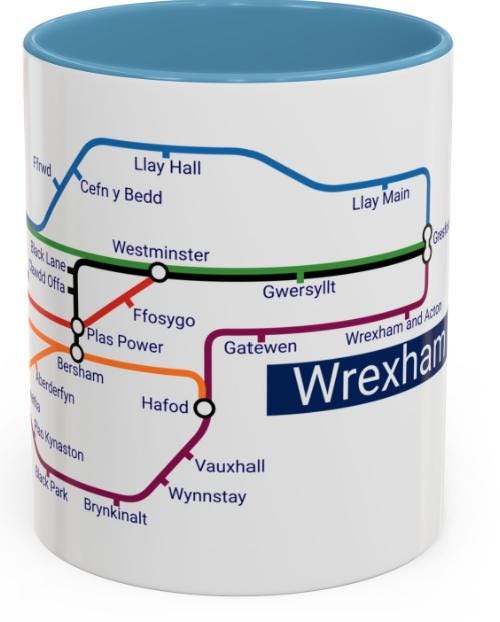 Wrexham Collieries Metro Mug: Coal Mining Heritage Tribute