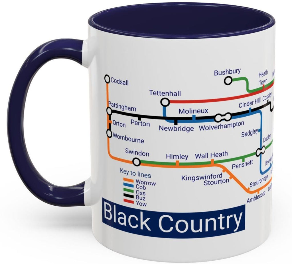 Black Country themed metro mug