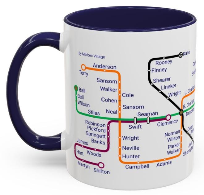 England Metro Mug – Legends & Icons Edition