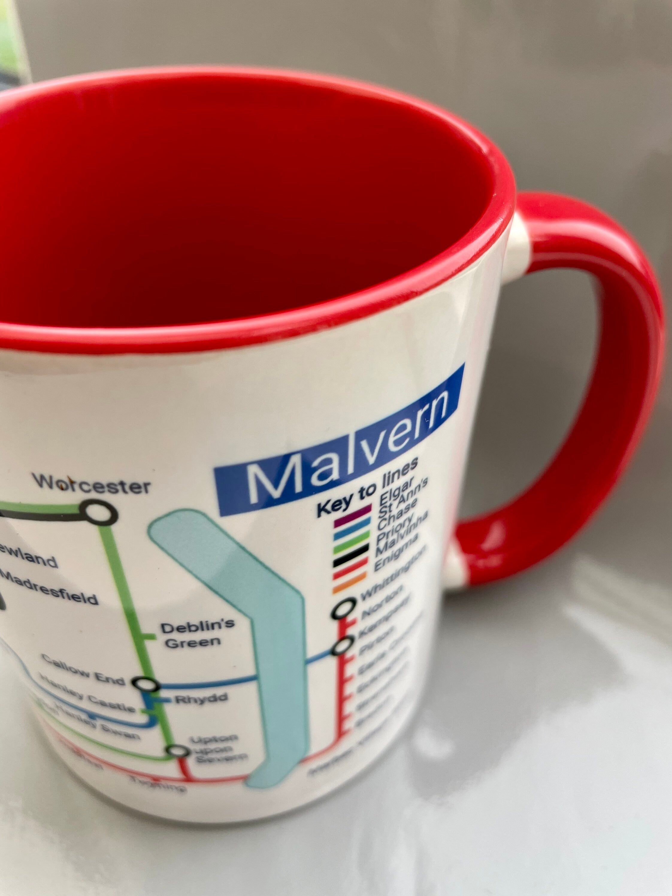 Malvern Metro Mug: Hills Journey Ceramic Coffee Cup