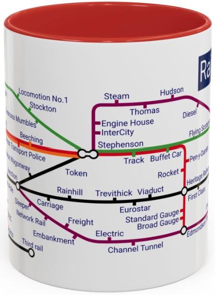 Railway 200 - Celebrate the history of the railway industry with our metro design.