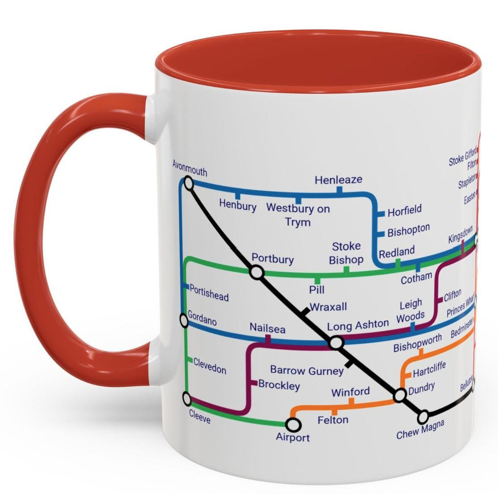 Bristol Metro Mug: Cityscape Coffee Cup - Bristol Gift
