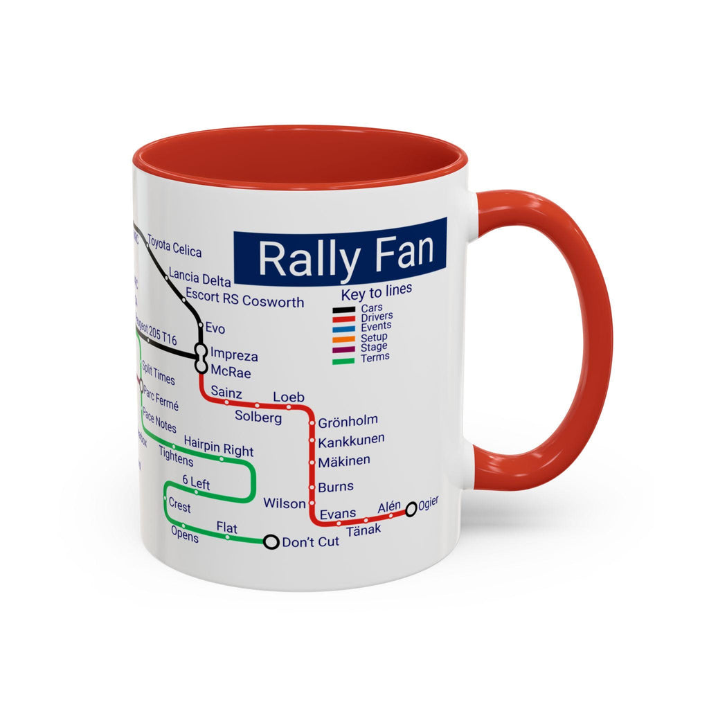 Rally Fan Metro Mug • Motorsport Enthusiast Gift