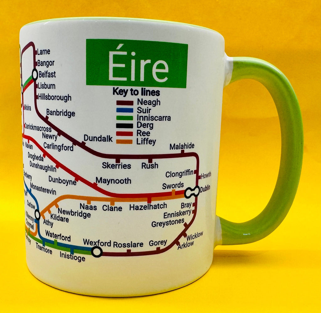 Custom / Personalised Metro Mug -  Create your own unique journey for end of term, sports,birthdays,wedding,new baby, anniversary,graduation