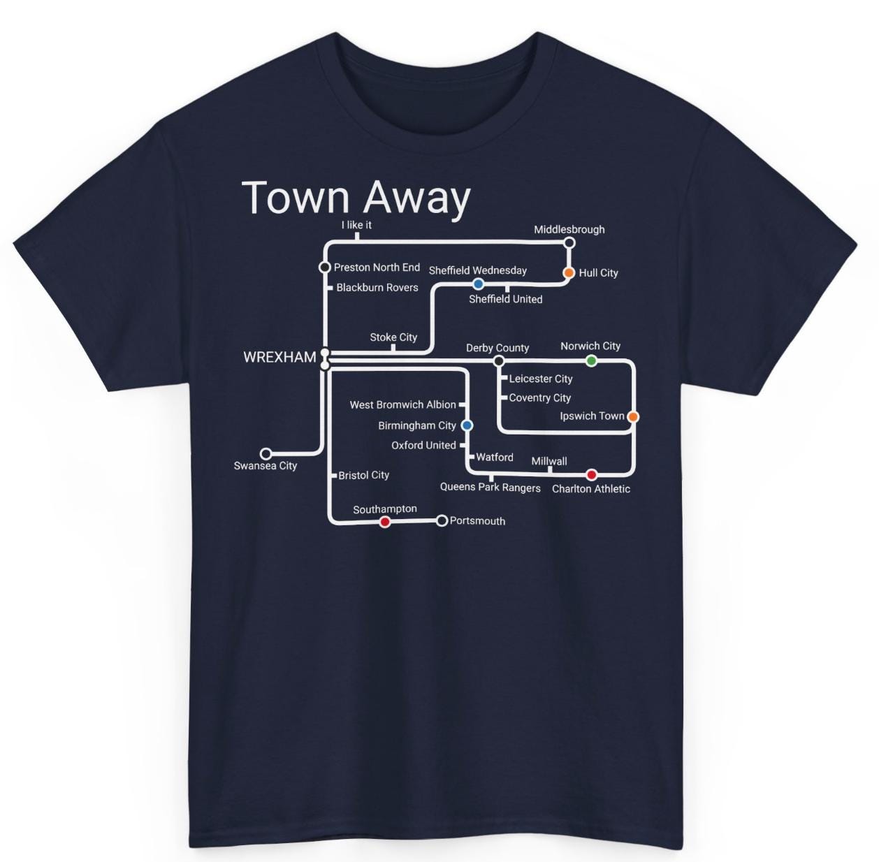 Wrexham Away T-Shirt: 25/26 Season Fan Apparel
