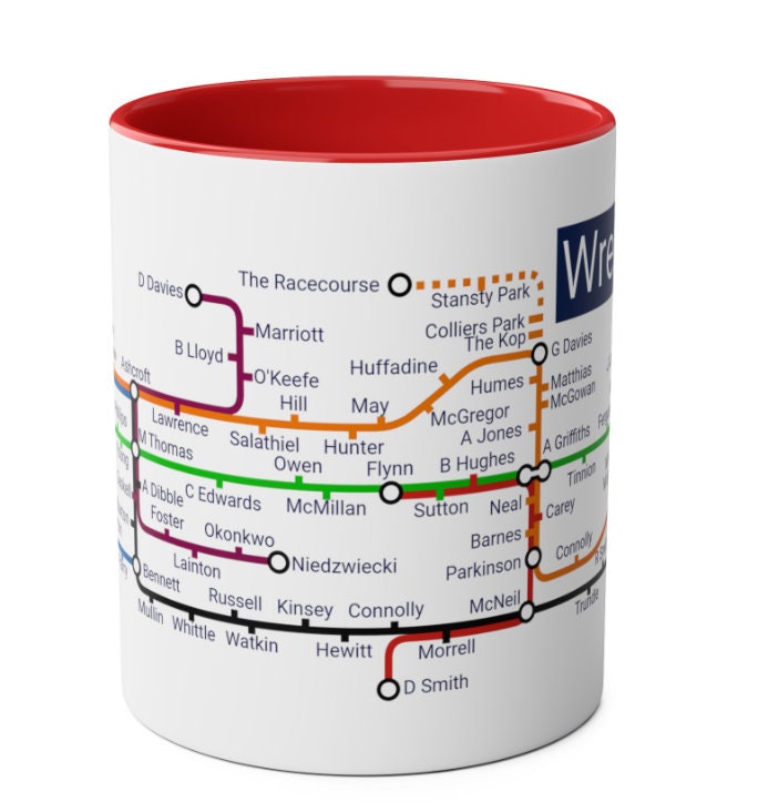 Wrexham Football Legends Mug: Racecourse Memories Fan Gift