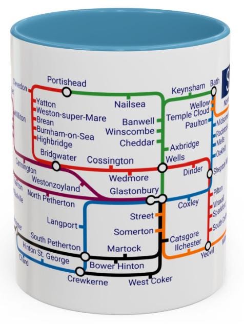 Somerset Metro Mug: 11oz Ceramic Coffee Cup