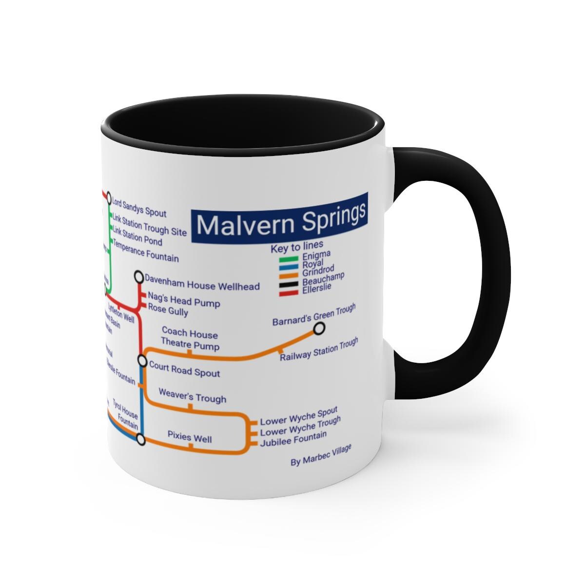 Malvern Springs Metro Mug: Explore the Waters of Worcestershire